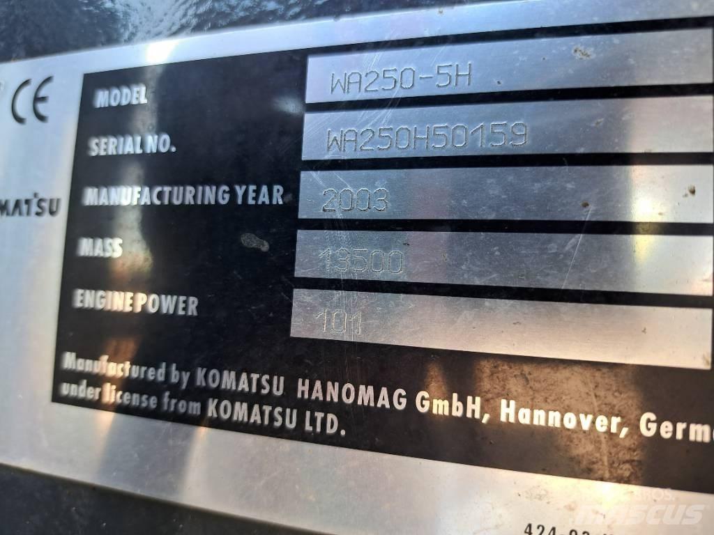 Komatsu WA 250-5H Hjullastere