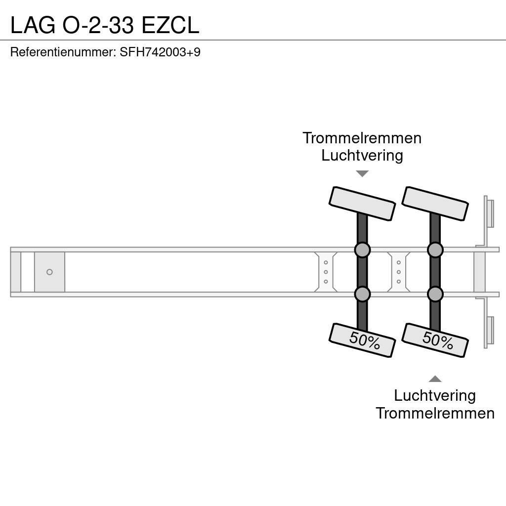 LAG O-2-33 EZCL Frysetrailer Semi
