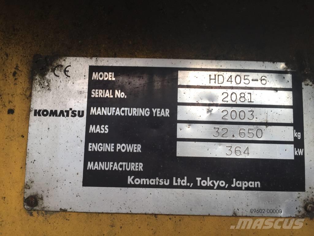 Komatsu HD 405-6 Tipptrucker