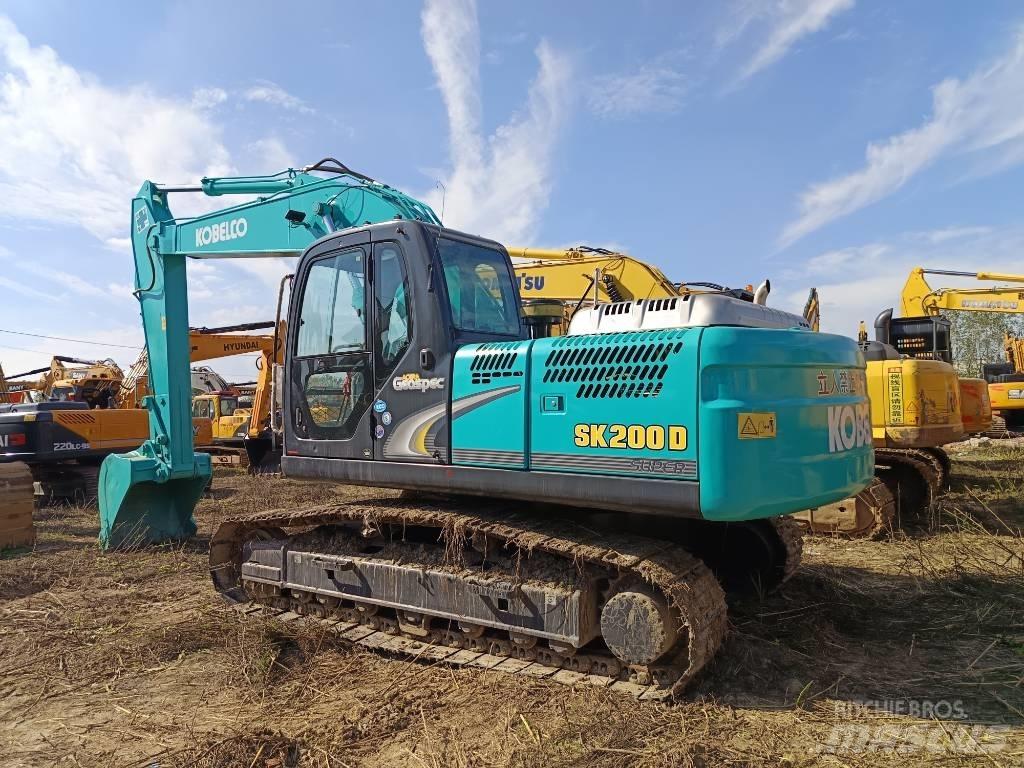 Kobelco SK200D Beltegraver