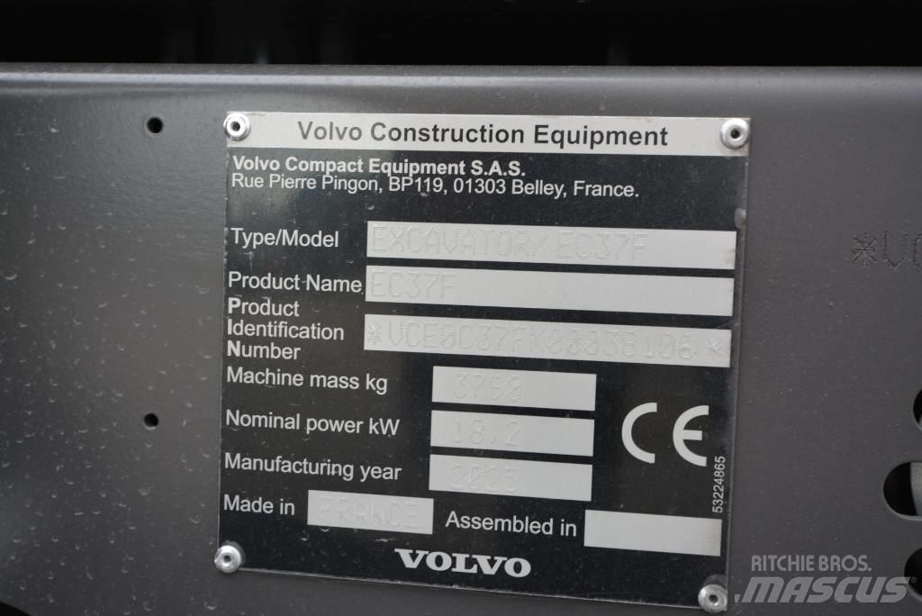 Volvo EC 37 F Aircon Minigravere <7t