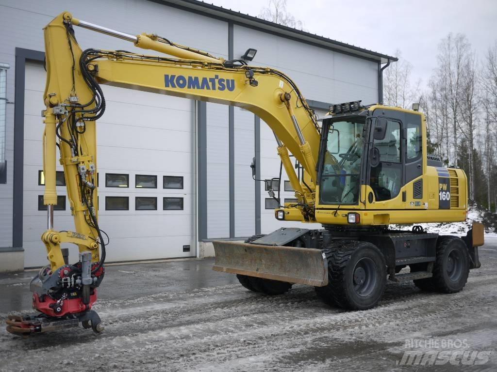Komatsu PW 160-8 Hjulgravere
