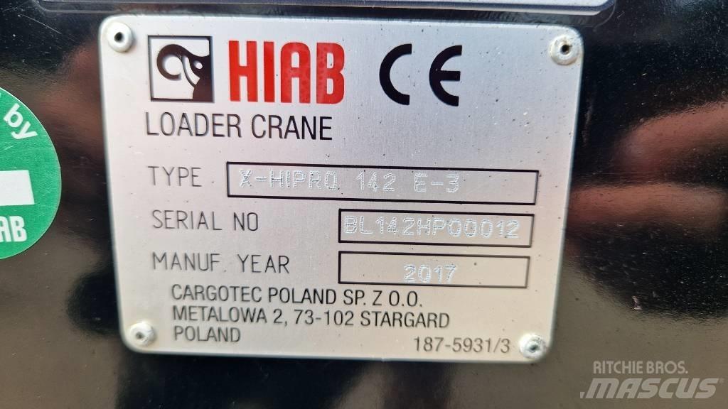 Hiab X-Hipro 142 E-3 Stykkgods kraner