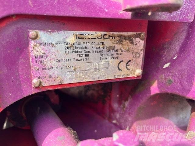 Takeuchi TB 210 Minigravere <7t