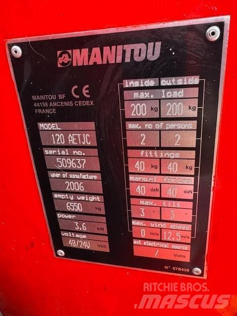 Manitou 120 AET JC Leddede bomlifter