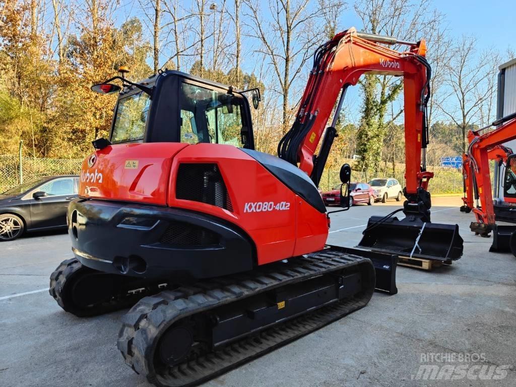 Kubota KX080-4a2 Midigravere 7 - 12t