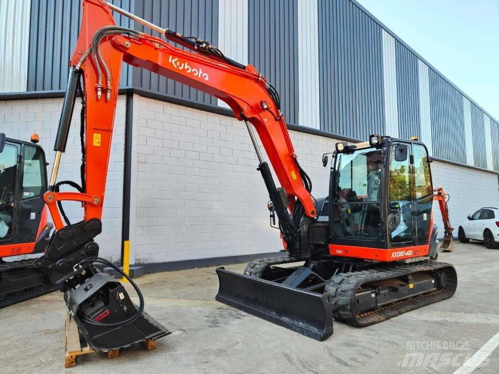 Kubota KX080-4a2 Midigravere 7 - 12t