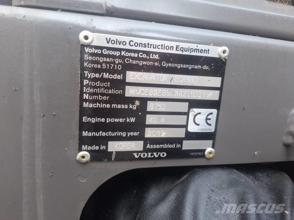 Volvo ECR 88 D Midigravere 7 - 12t