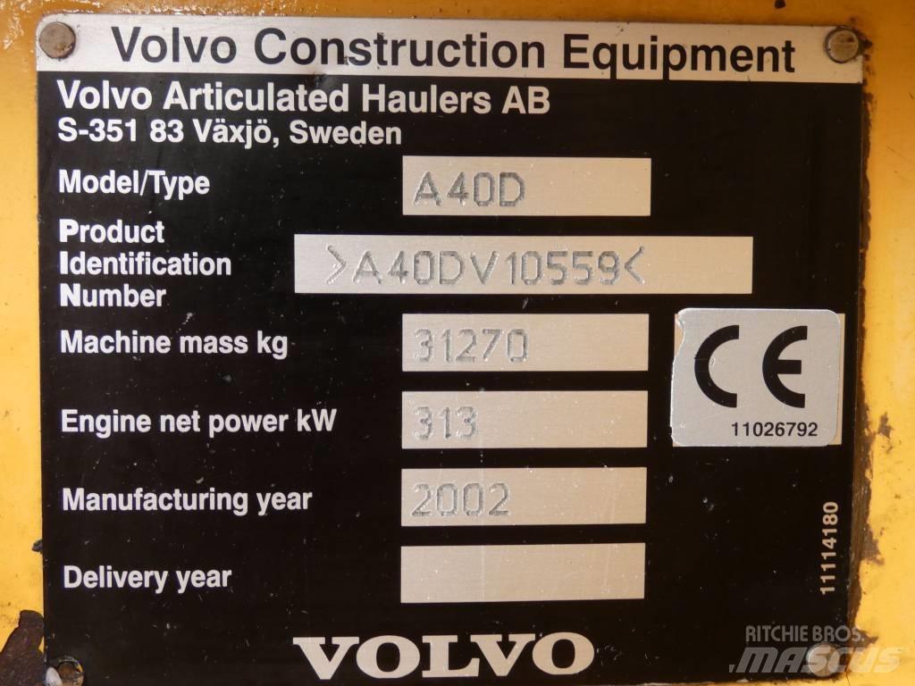 Volvo A 40 D Rammestyrte Dumpere