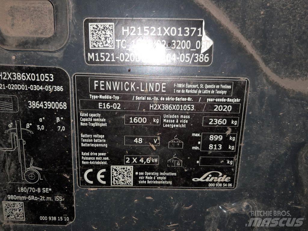 Linde E16-02 Elektriske trucker