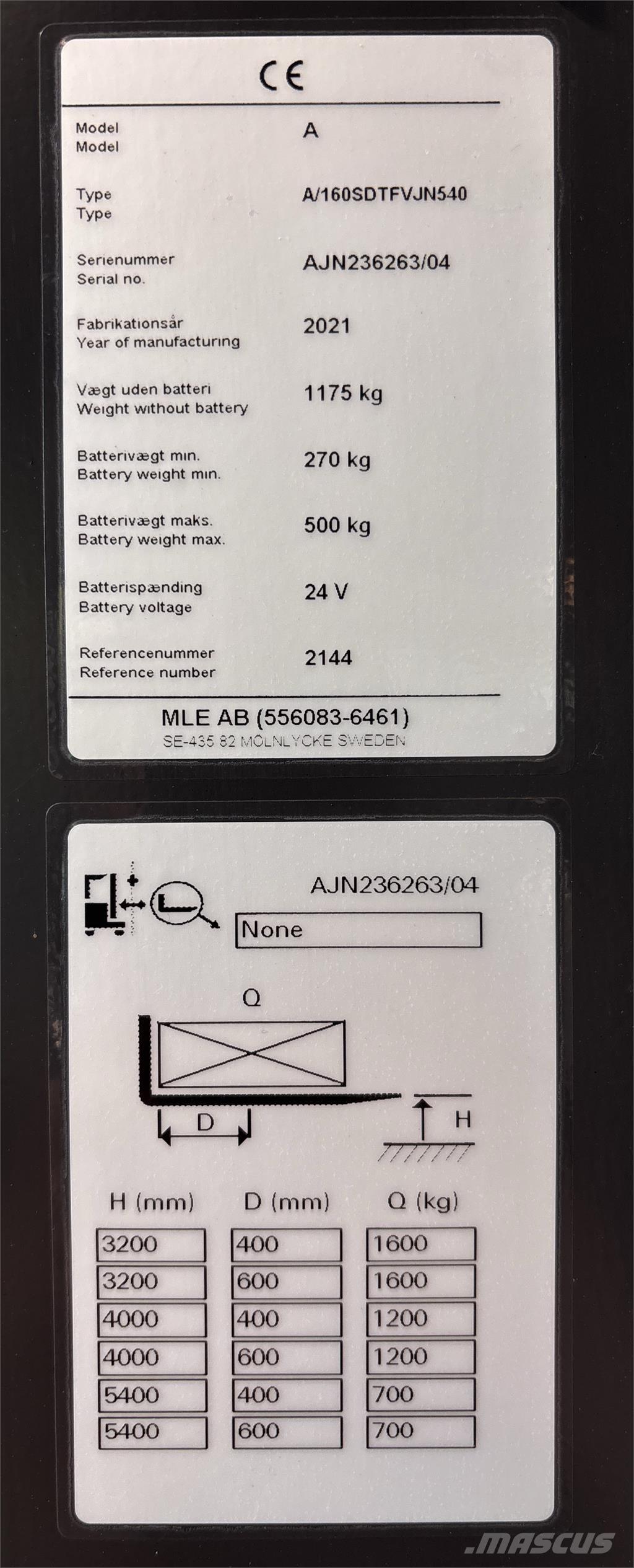 Atlet AJN160 Stablere