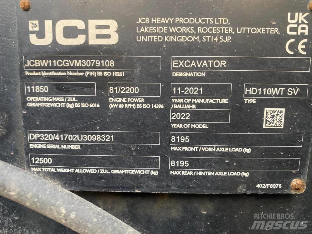 JCB 110 W Hjulgravere