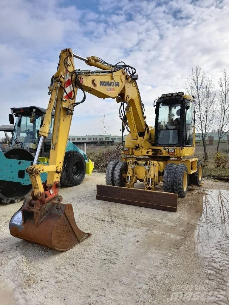 Komatsu PW118MR-8 Hjulgravere