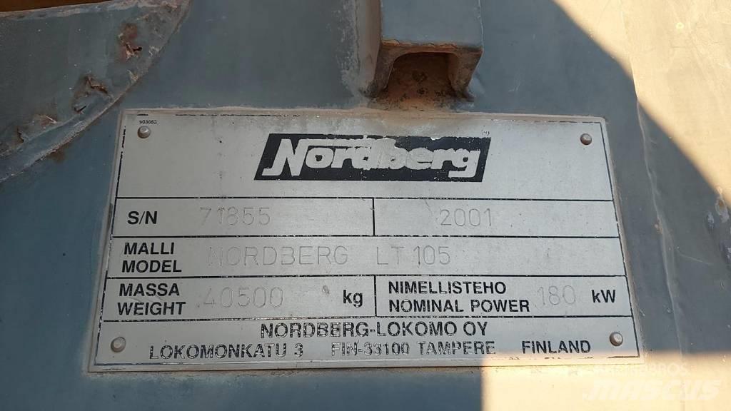 Metso Nordberg LT105 Mobile knuseverk