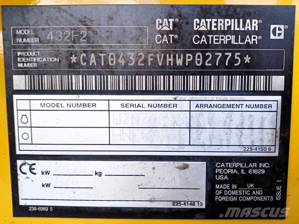 CAT 432 F Traktorgravere