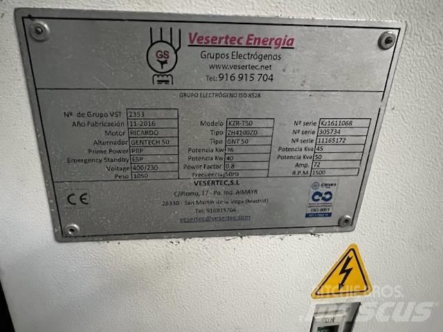  VESERTEC KZR-T50 Diesel Generatorer
