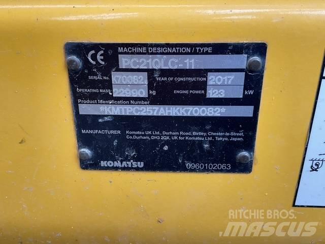Komatsu PC210 Beltegraver