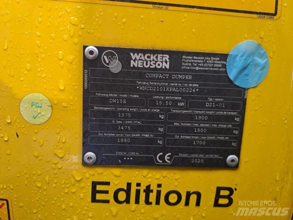 Wacker Neuson DW15e Mini dumpere
