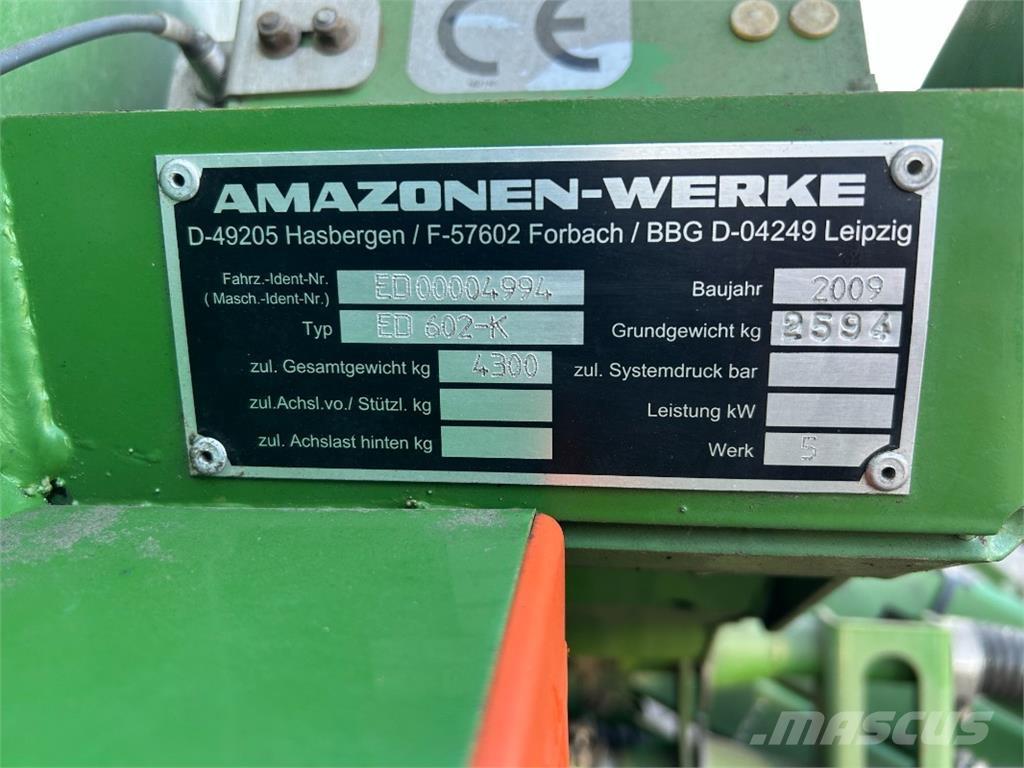 Amazone ED 602-K Presisjonssåmaskiner
