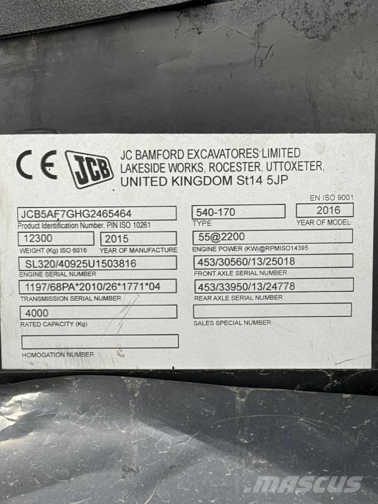 JCB 540-170 Teleskoplastere