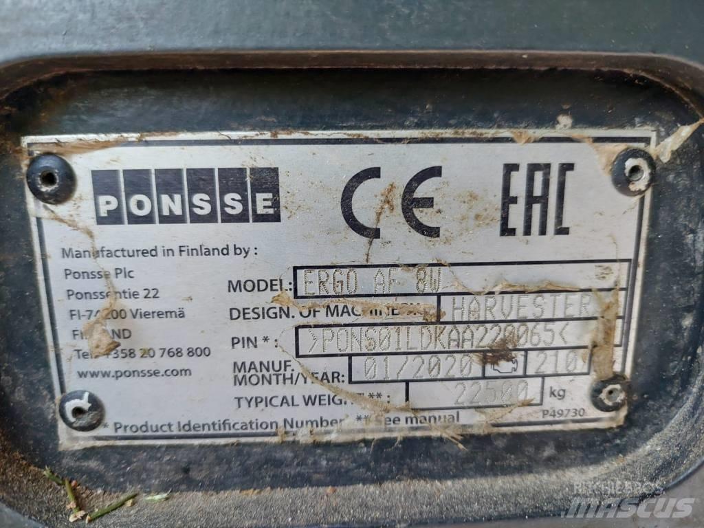 Ponsse Ergo AF 8W Hogstmaskiner