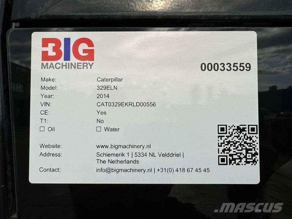CAT 329ELN Beltegraver