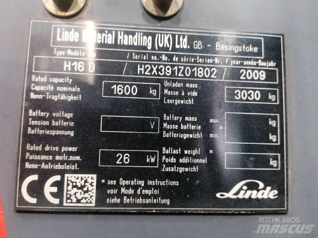 Linde H16D Diesel Trucker