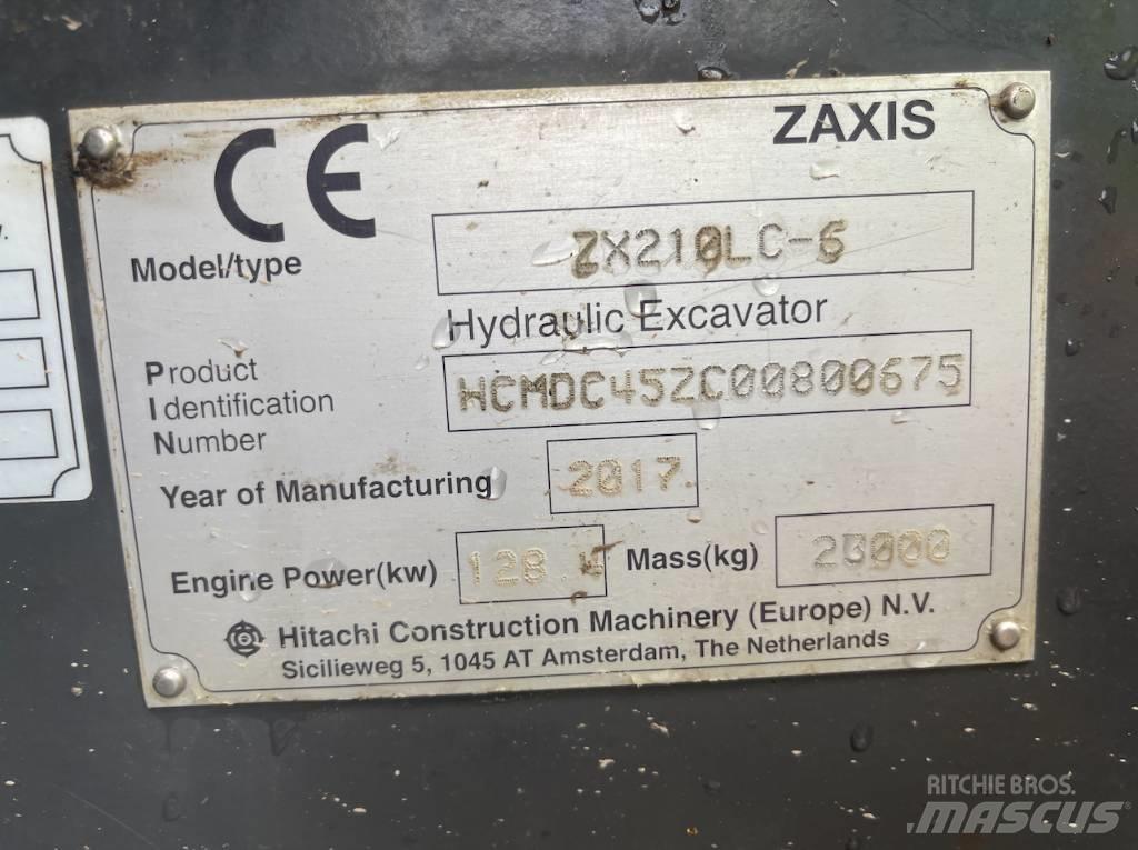 Hitachi ZX 210 LC-6 Beltegraver