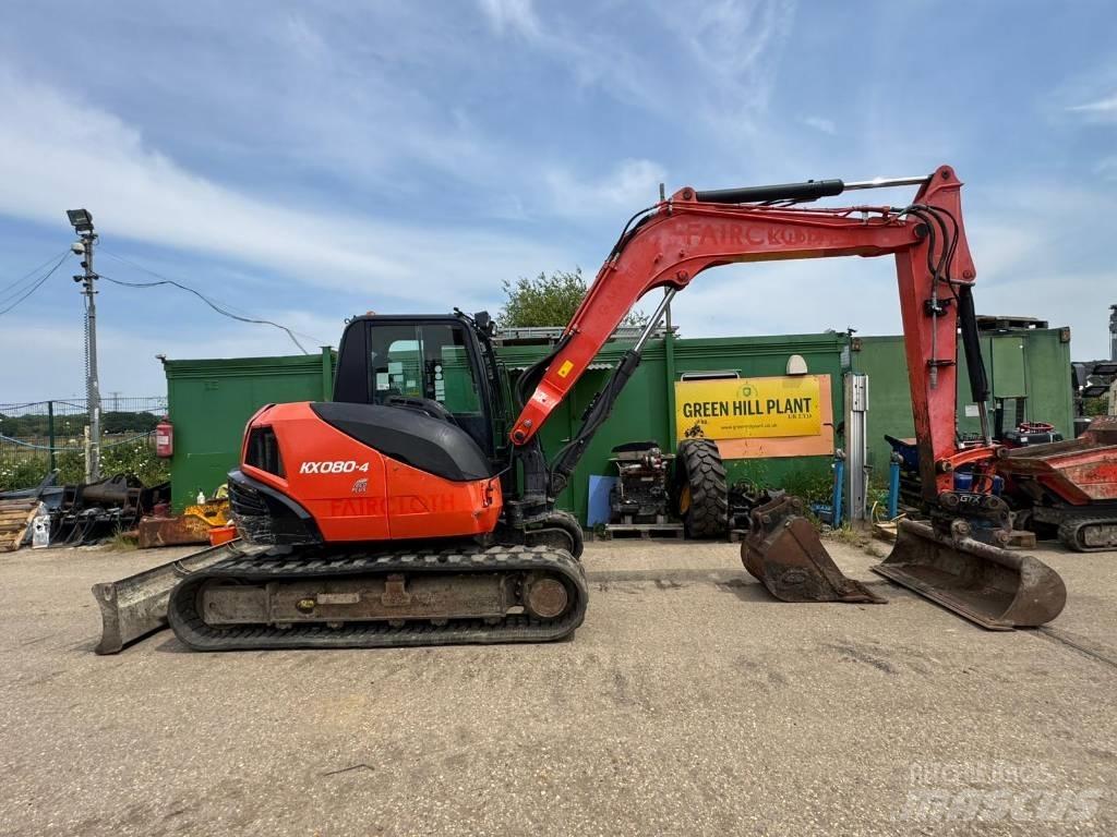Kubota KX 008-4 Minigravere <7t