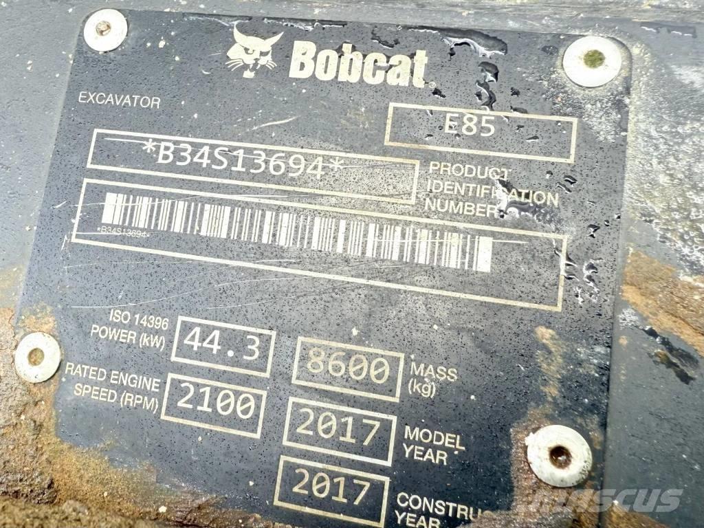 Bobcat E 85 Midigravere 7 - 12t