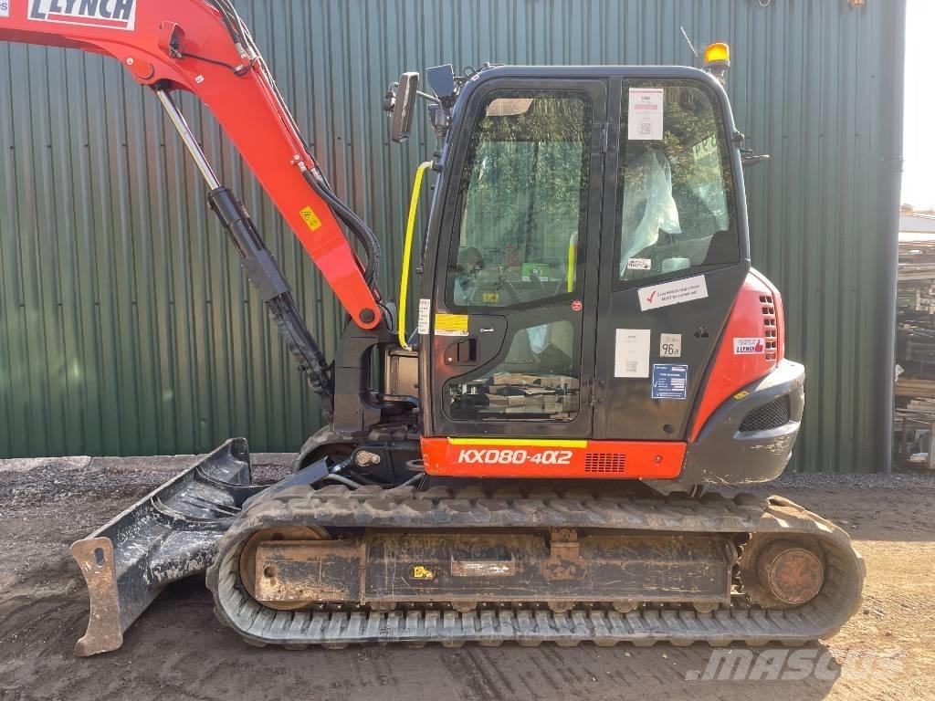 Kubota KX 080-4a2 Midigravere 7 - 12t