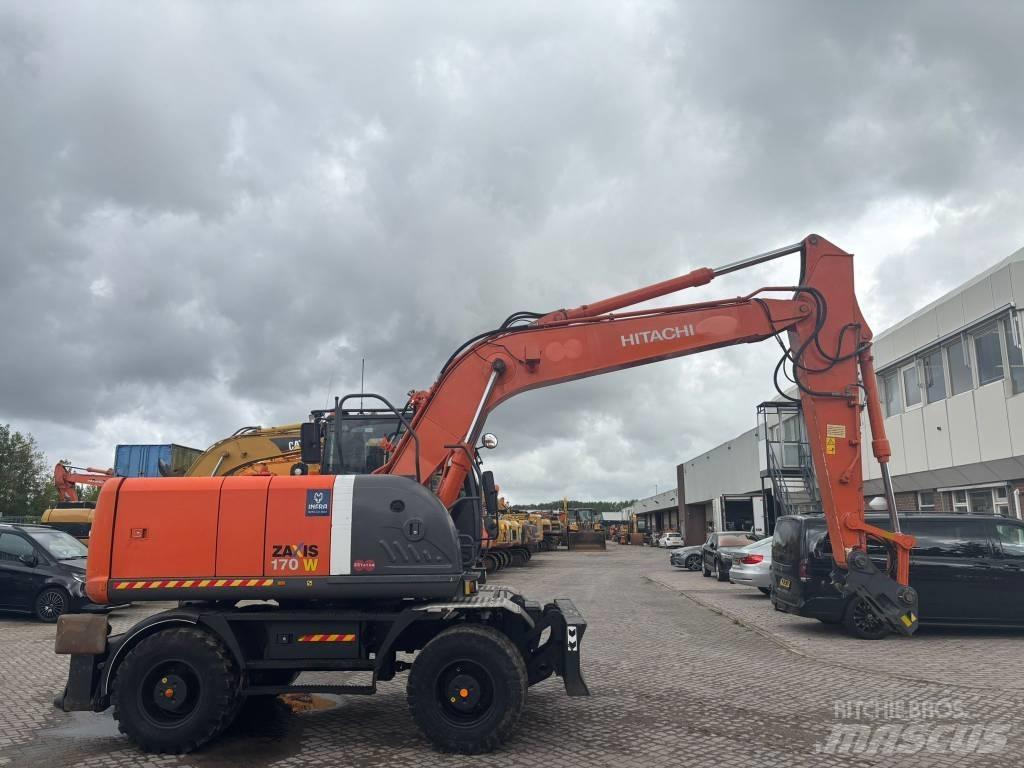 Hitachi ZX 170 W-3 Hjulgravere