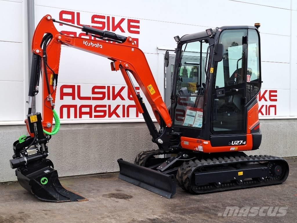 Kubota U 27-4 Minigravere <7t