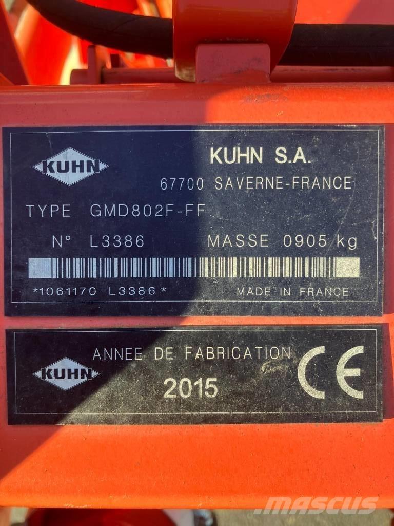 Kuhn GMD 802 F-FF Slåmaskiner