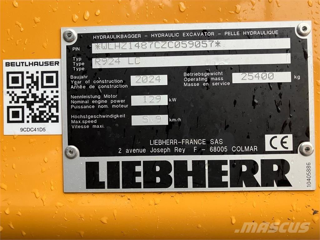 Liebherr R924 Beltegraver