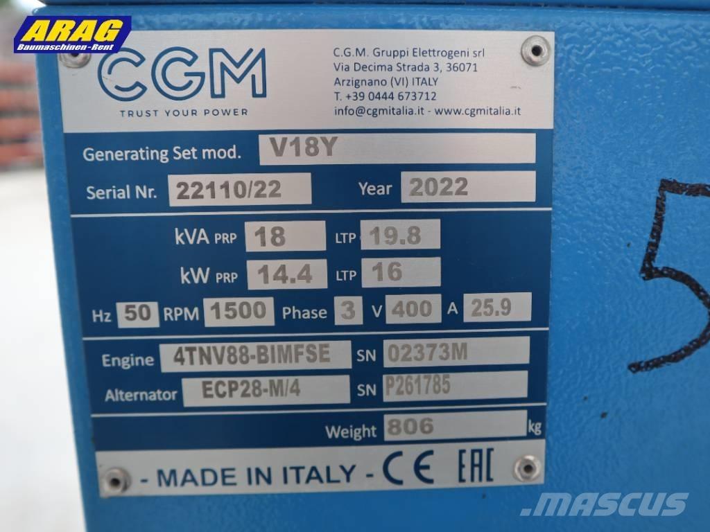 CGM V18Y Diesel Generatorer