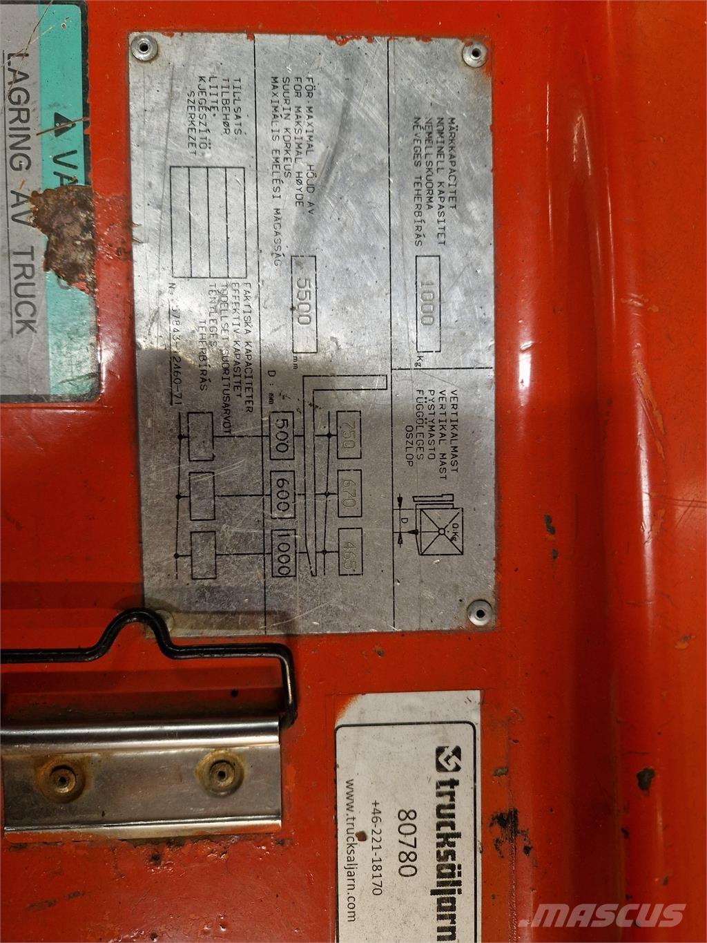 Toyota FBESF15 Elektriske trucker