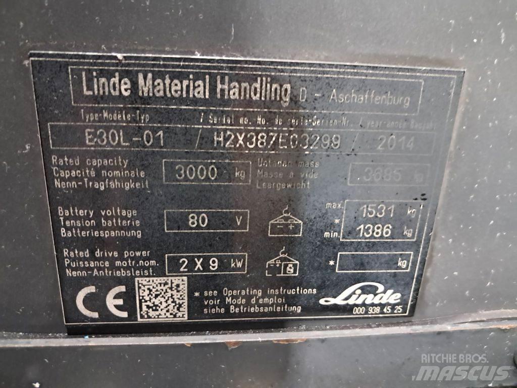 Linde E30L-01 Elektriske trucker