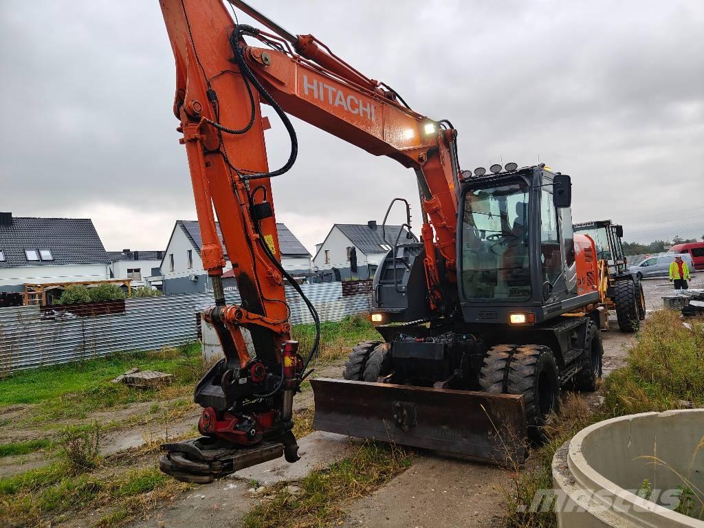 Hitachi ZX 140 W-5 Hjulgravere