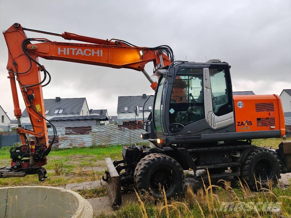 Hitachi ZX 140 W-5 Hjulgravere