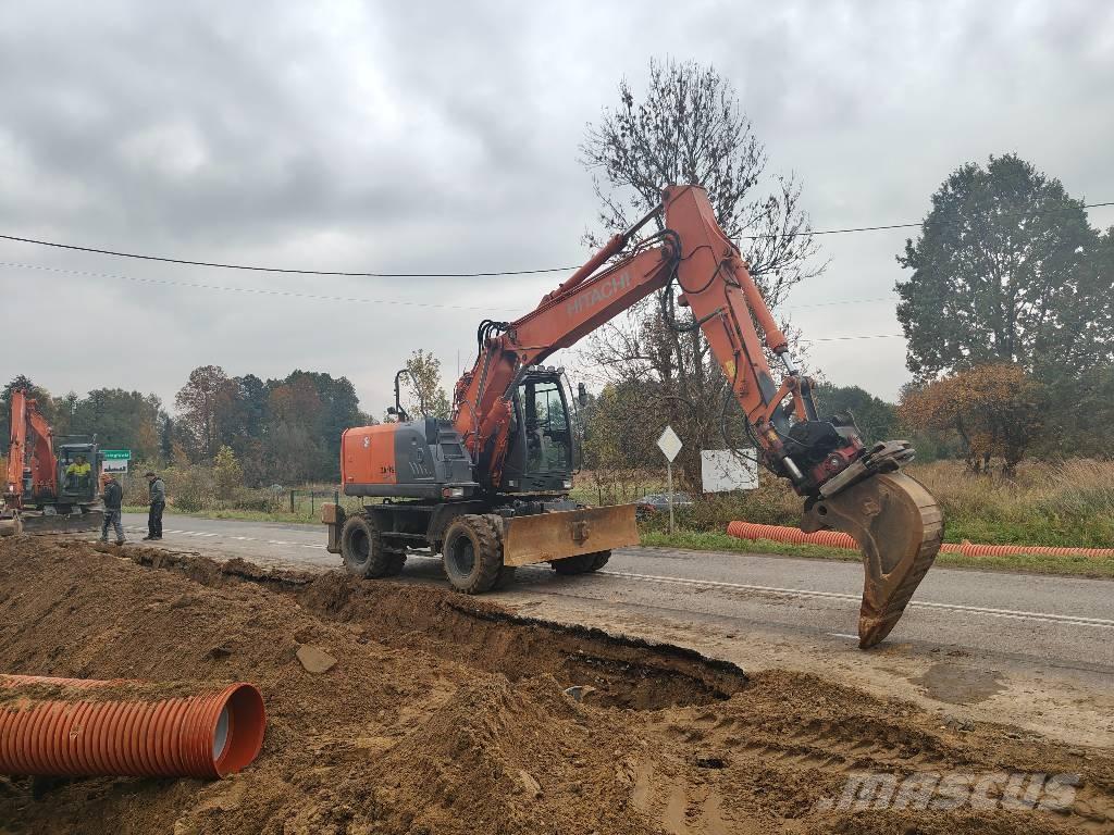 Hitachi ZX 140 W-5 Hjulgravere