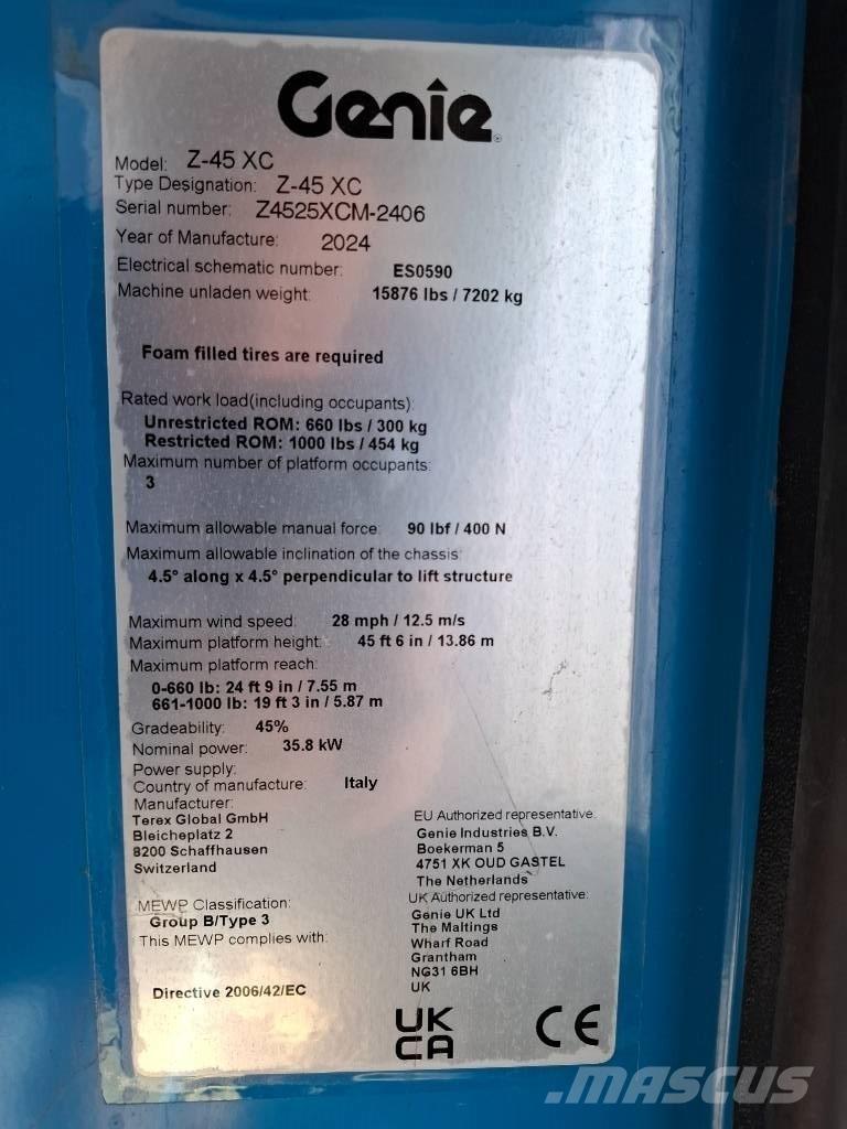Genie Z45XC Leddede bomlifter