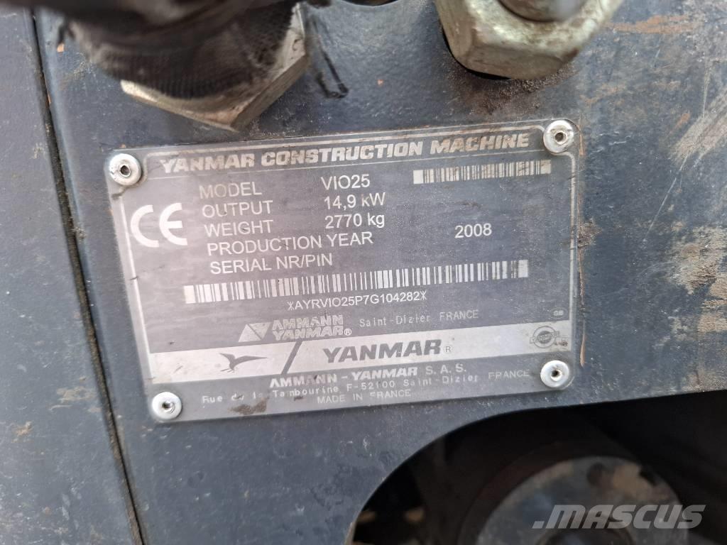 Yanmar ViO25 Minigravere <7t