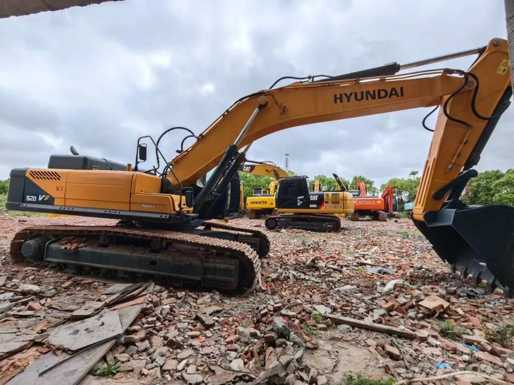 Hyundai Robex 520 VS Beltegraver