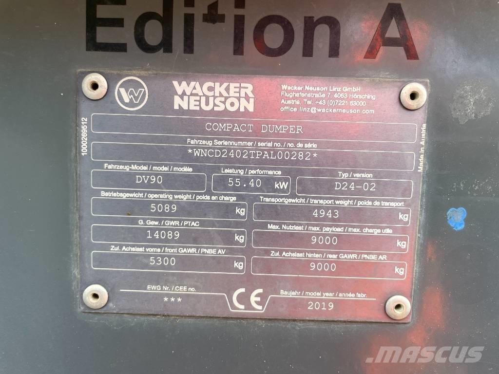 Wacker Neuson DV 90 Mini dumpere