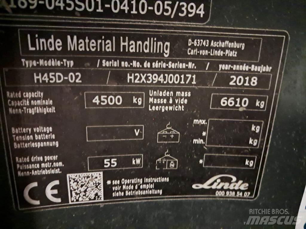 Linde H45D-02 Diesel Trucker