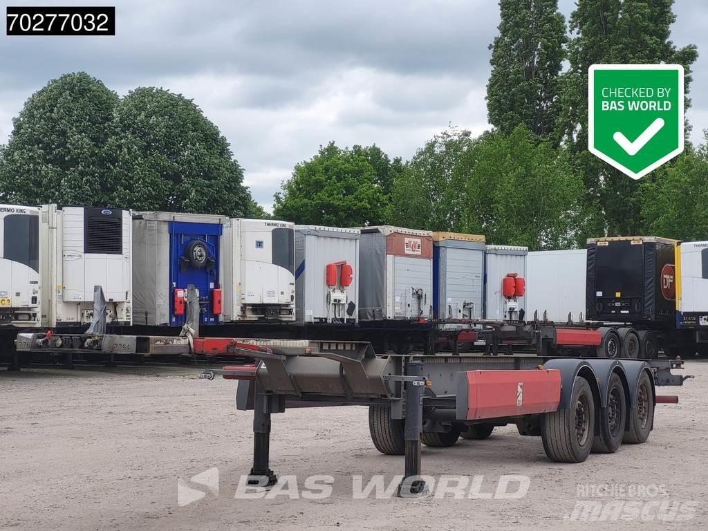Van Hool 3 axles Containerchassis Semitrailere
