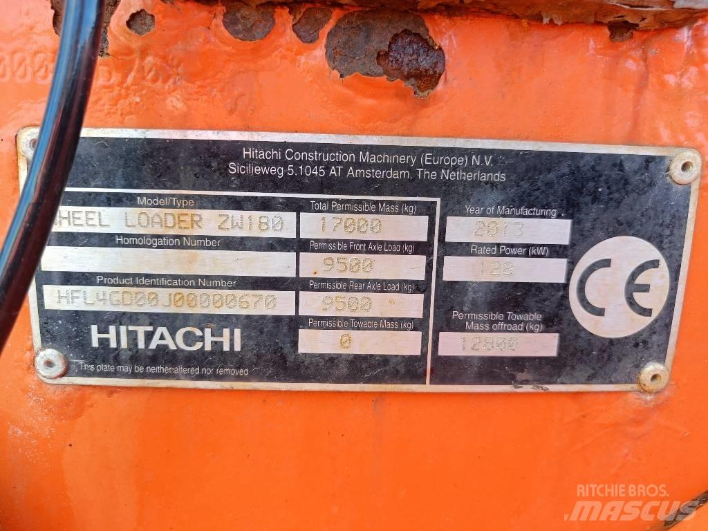 Hitachi ZW 180 Hjullastere
