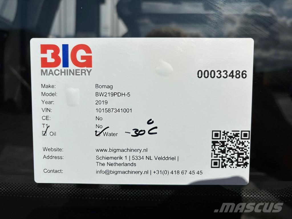 Bomag BW219PDH-5 Valsetog