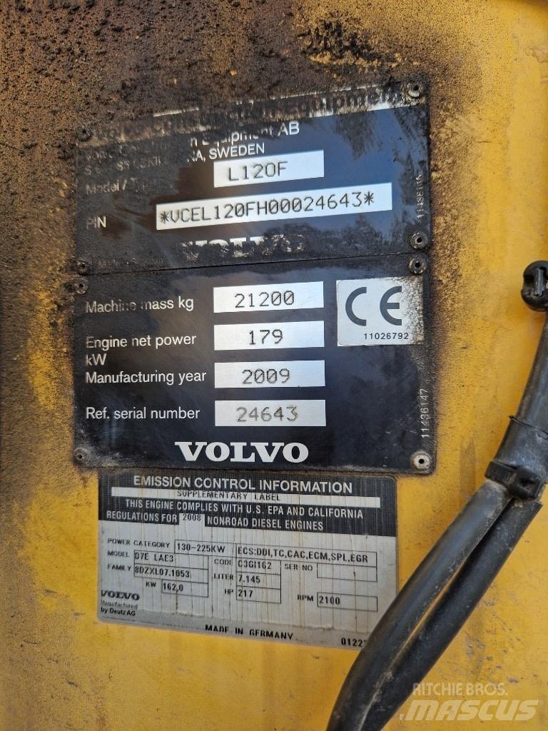 Volvo L 120 F Hjullastere